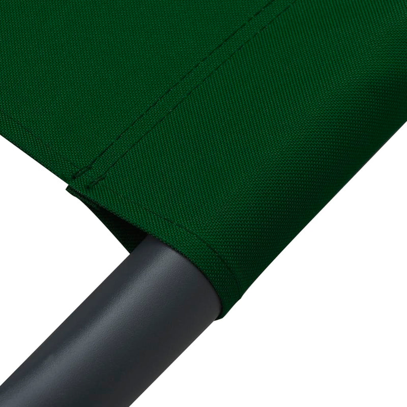 Patio Lounge Bed Fabric Green
