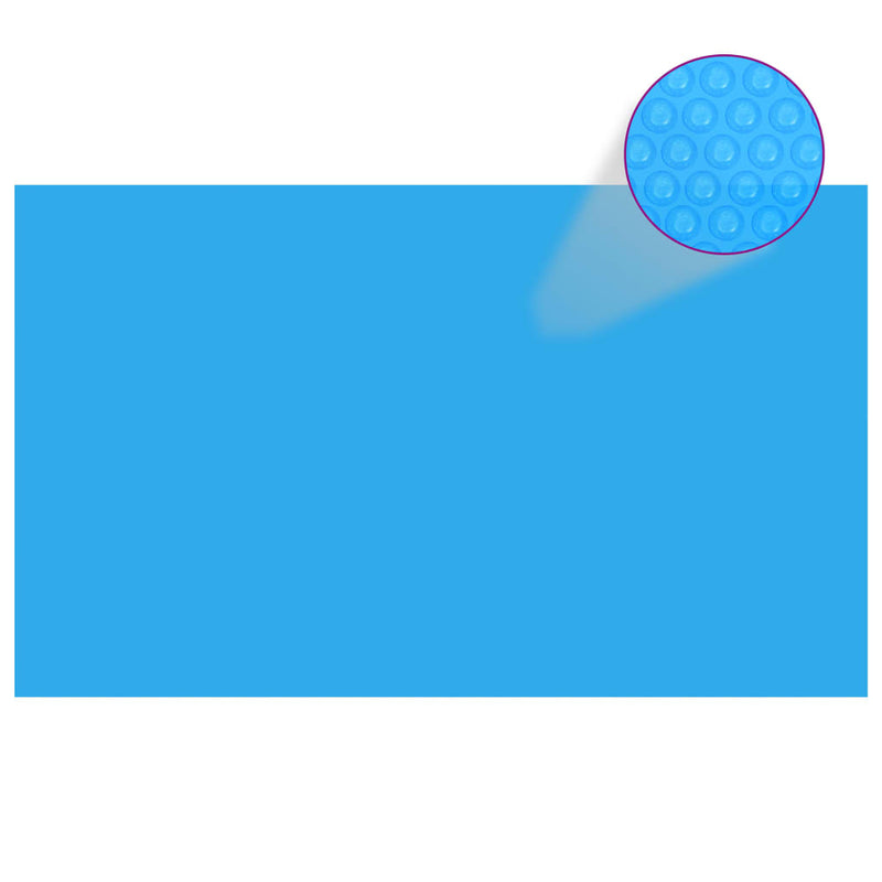 Rectangular Pool Cover 196.9"x118.1" PE Blue