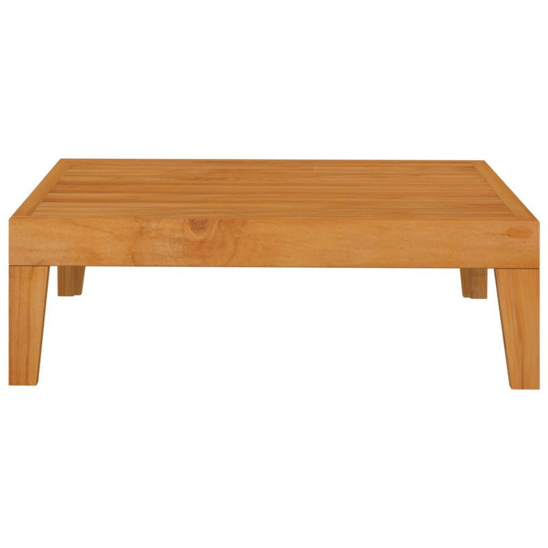 Patio Table 27"x27"x9.4" Solid Acacia Wood