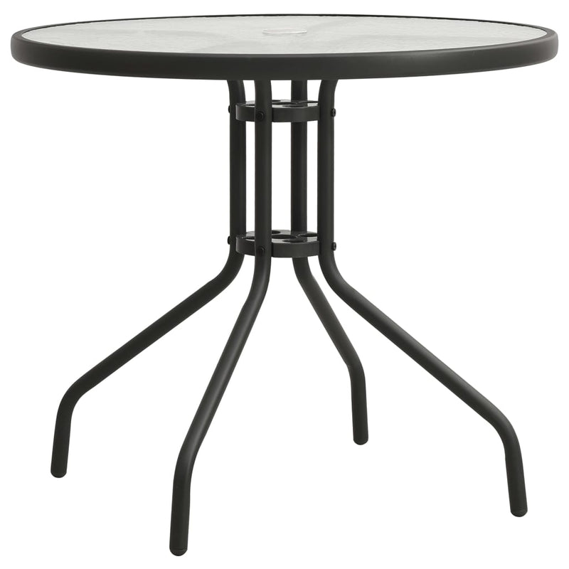 Bistro Table Anthracite Ã˜31.5"x28" Steel