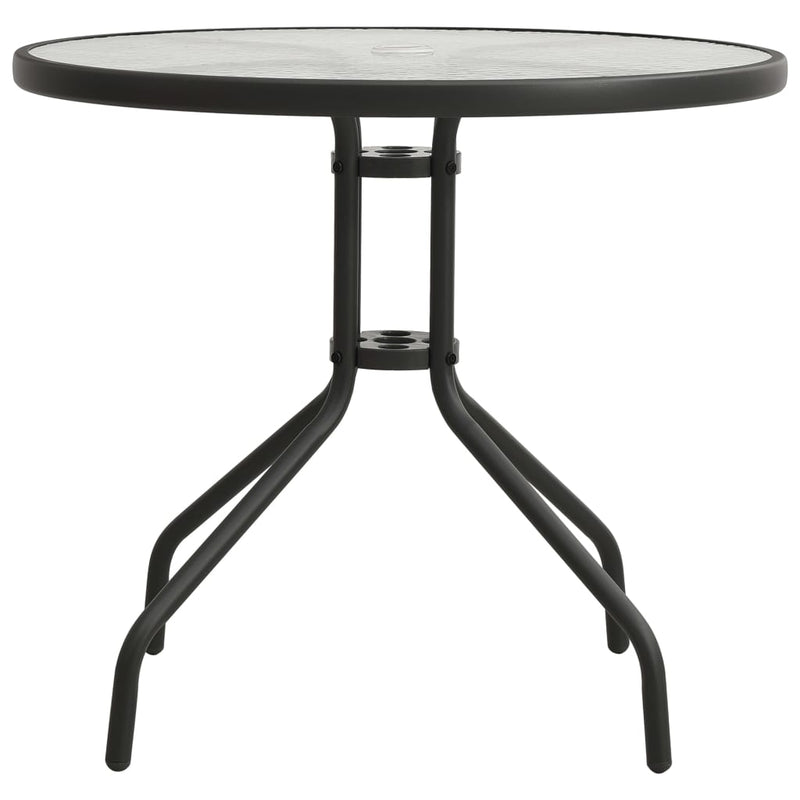 Bistro Table Anthracite Ã˜31.5"x28" Steel
