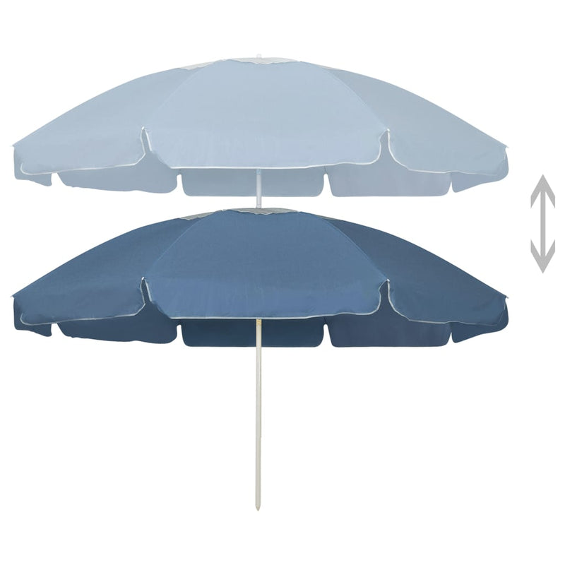 Beach Umbrella Blue 94.5"