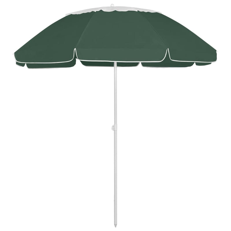 Beach Umbrella Green 118.1"