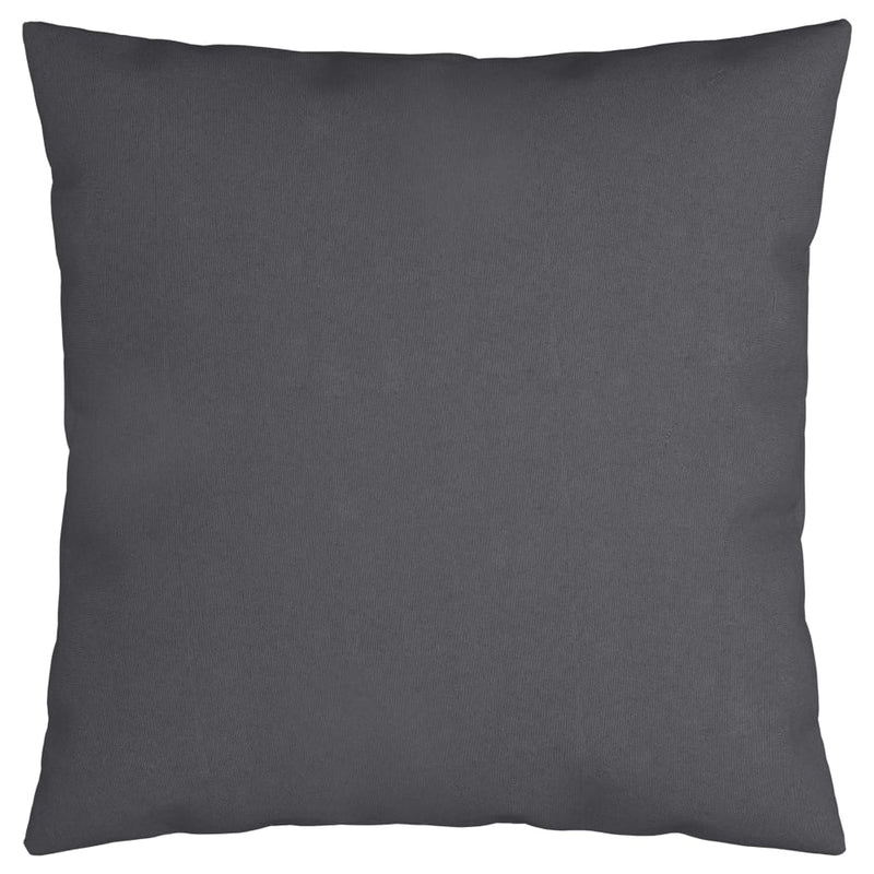 Throw Pillows 4 pcs Anthracite 15.7"x15.7" Fabric