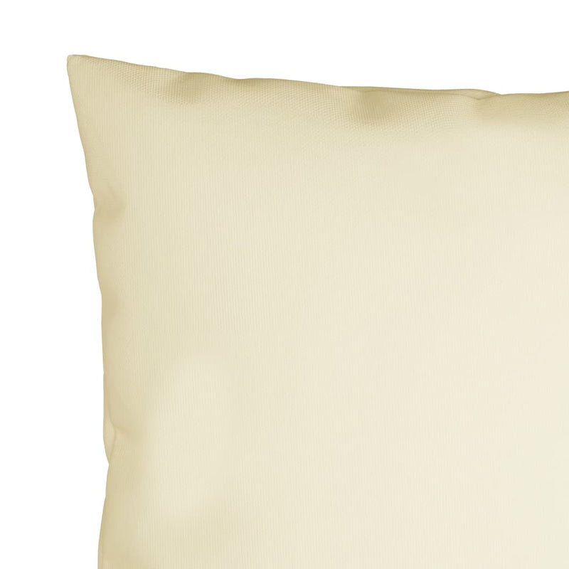 Throw Pillows 4 pcs Cream 15.7"x15.7" Fabric