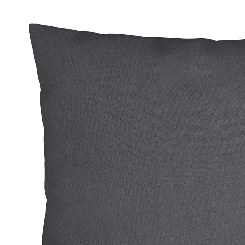 Throw Pillows 4 pcs Anthracite 19.7"x19.7" Fabric