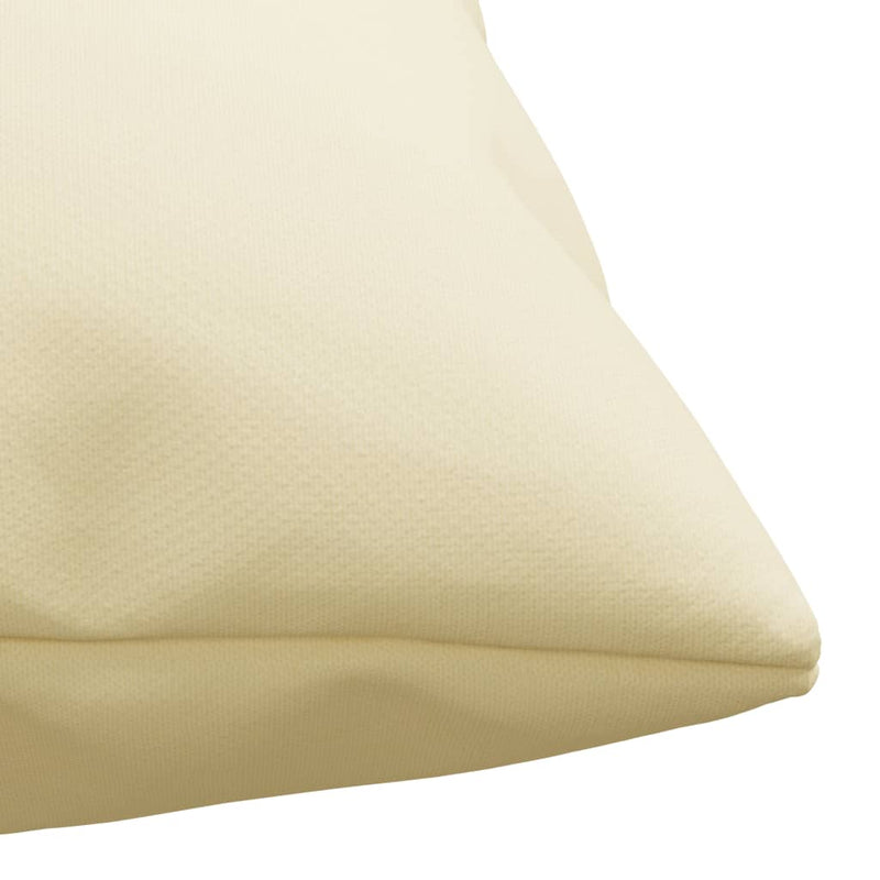 Throw Pillows 4 pcs Cream 23.6"x23.6" Fabric