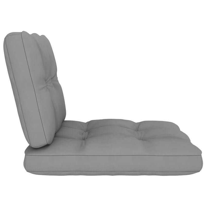 Pallet Sofa Cushions 2 pcs Gray