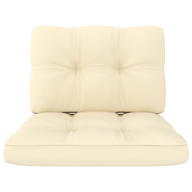 Pallet Sofa Cushions 2 pcs Cream