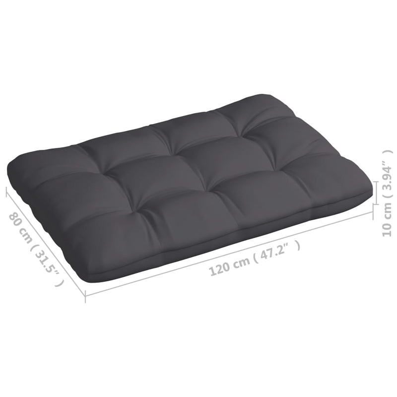 Pallet Sofa Cushions 7 pcs Anthracite