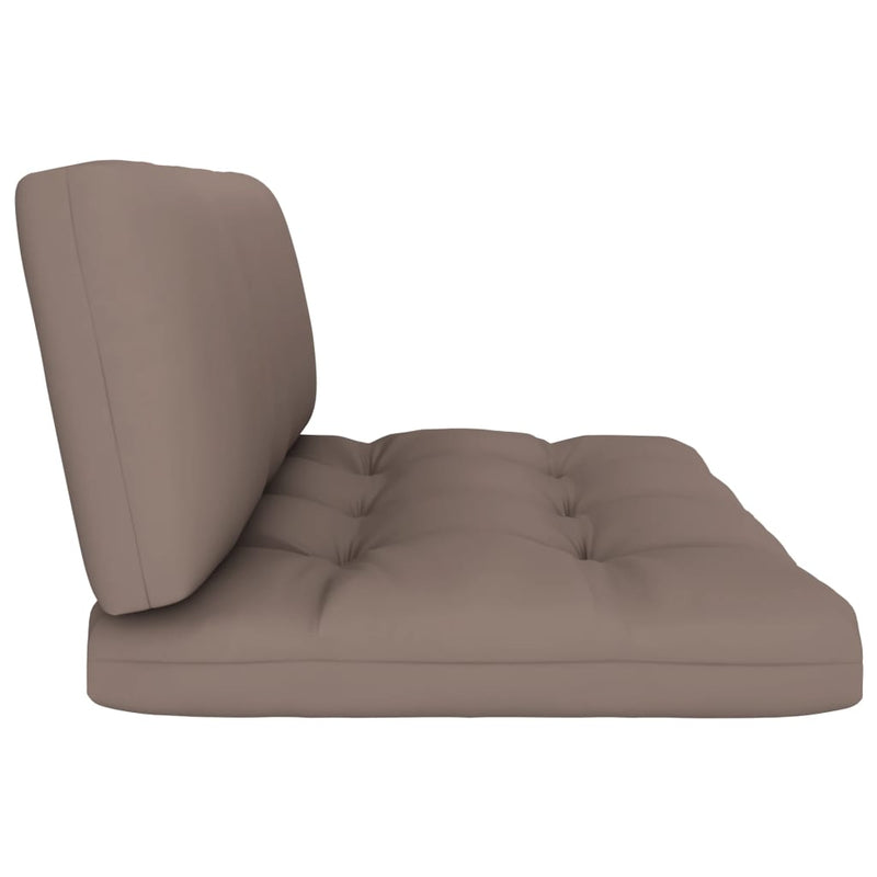 Pallet Sofa Cushions 2 pcs Taupe