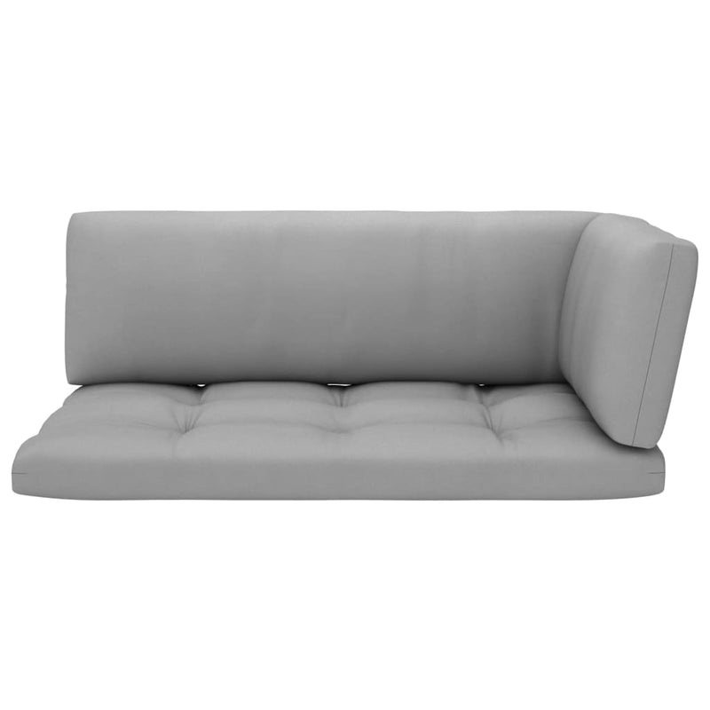 Pallet Sofa Cushions 3 pcs Gray