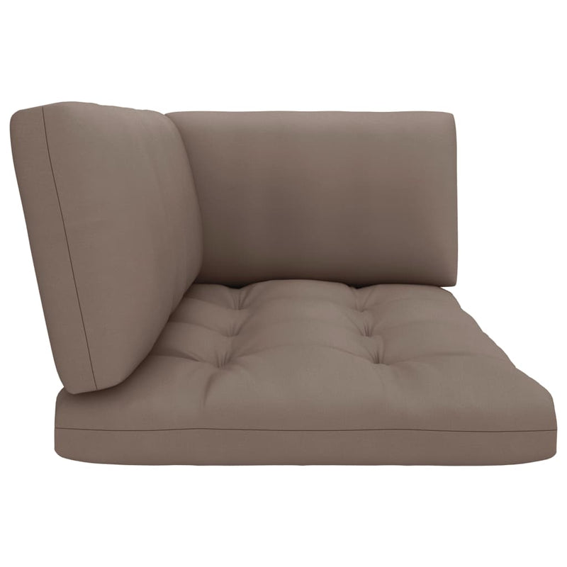 Pallet Sofa Cushions 3 pcs Taupe
