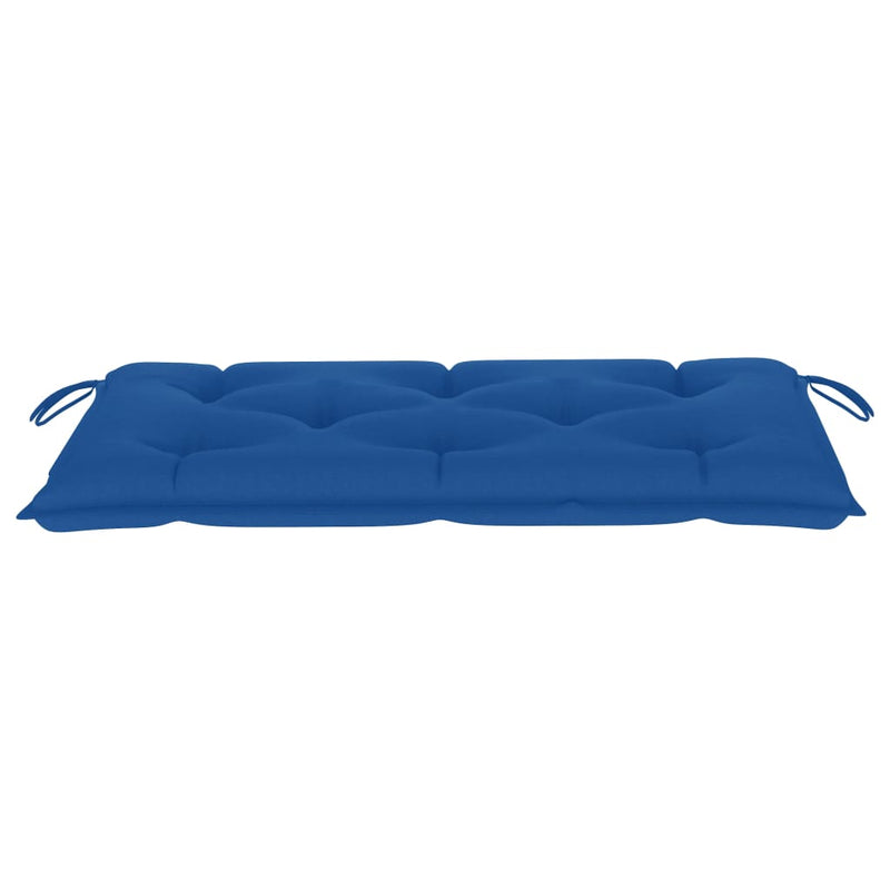 Garden Bench Cushion Blue 39.4"x19.7"x 2.8" Fabric