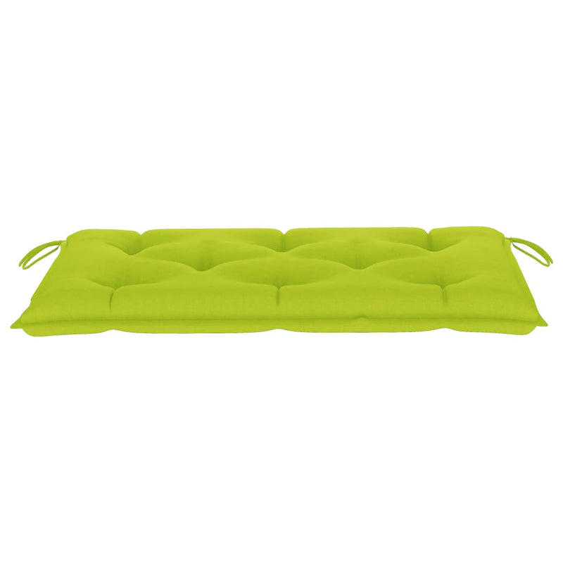 Garden Bench Cushion Bright Green 39.4"x19.7"x 2.8" Fabric