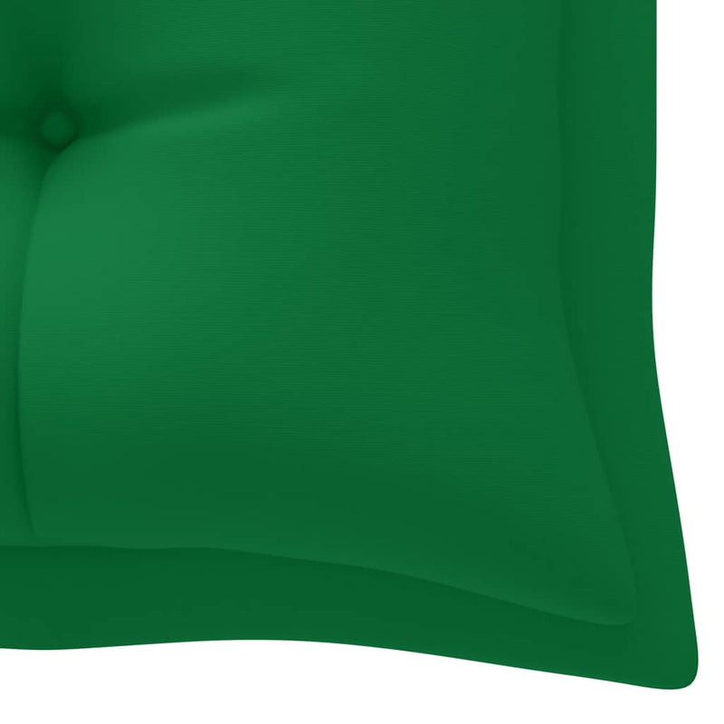 Garden Bench Cushion Green 70.9x19.7"x2.8" Fabric"