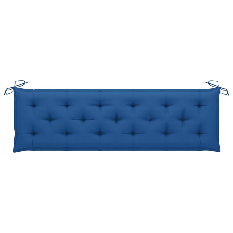 Garden Bench Cushion Blue 70.9"x19.7"x2.8" Fabric
