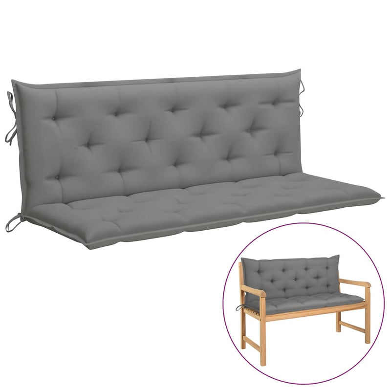Cushion for Swing Chair Gray 59.1" Fabric