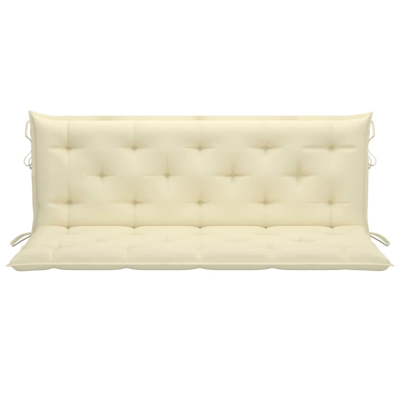 Cushion for Swing Chair Cream White 59.1" Fabric