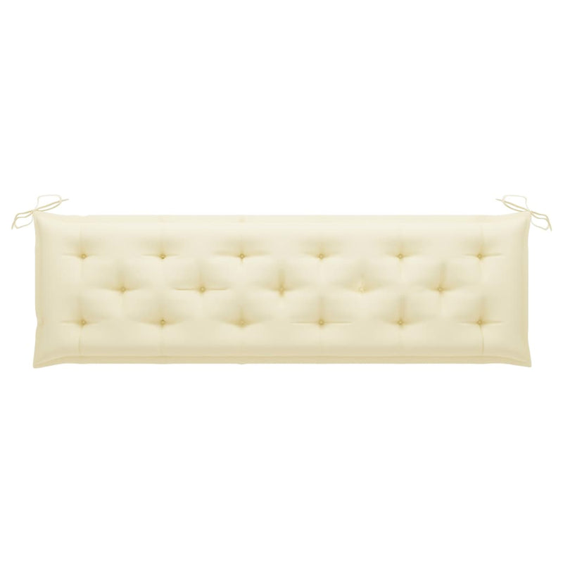 Cushion for Swing Chair Cream White 70.9" Fabric