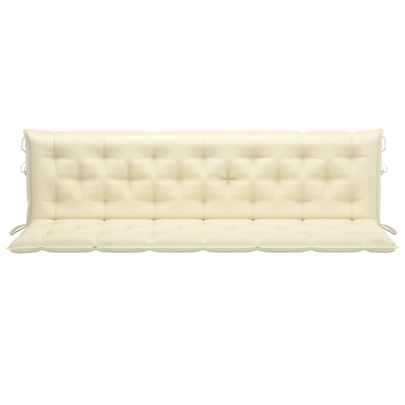 Cushion for Swing Chair Cream White 78.7" Fabric