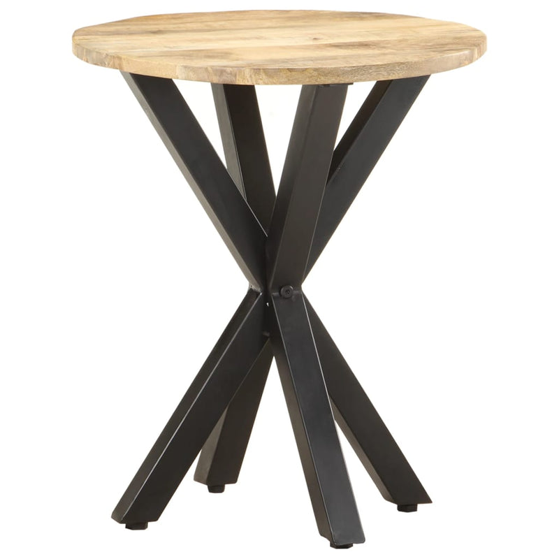 Side Table 18.9"x18.9"x22" Solid Mango Wood