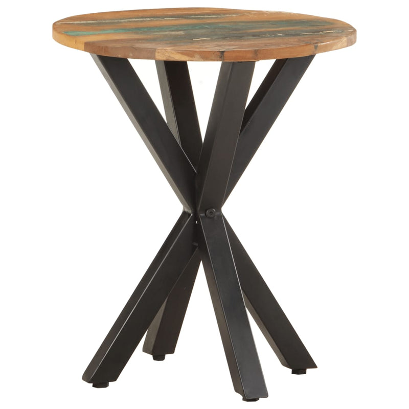 Side Table 18.9"x18.9"x22" Solid Reclaimed Wood