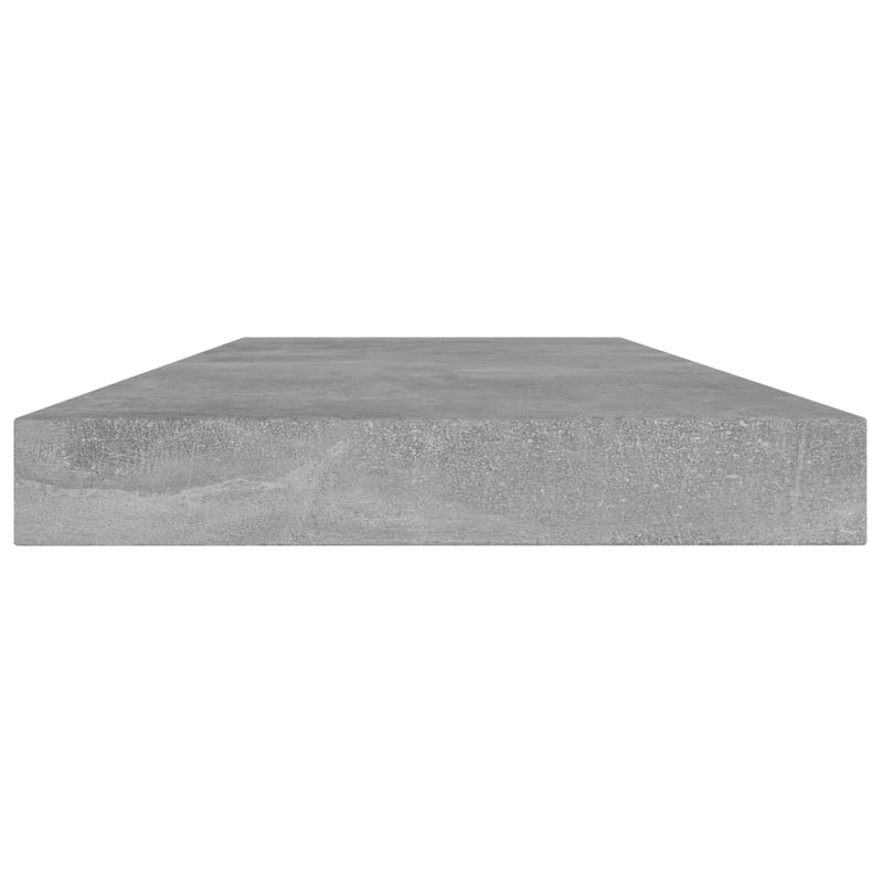 Bookshelf Boards 8 pcs Concrete Gray 15.7"x3.9"x0.6" Chipboard