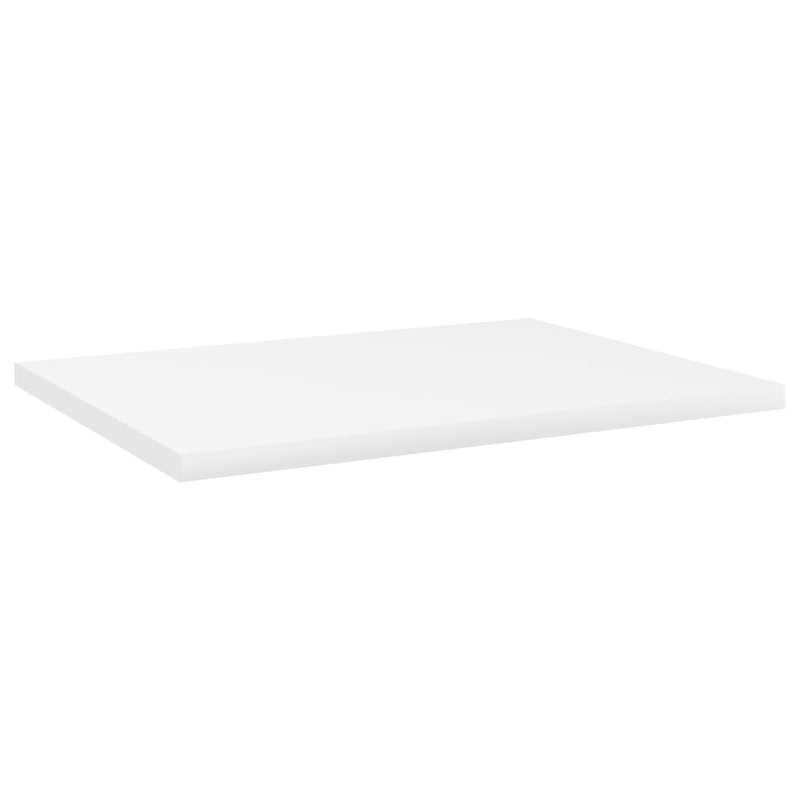 Bookshelf Boards 4 pcs White 15.7"x11.8"x0.6" Chipboard