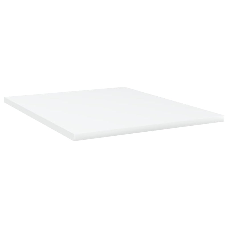 Bookshelf Boards 8 pcs White 15.7"x19.7"x0.6" Chipboard