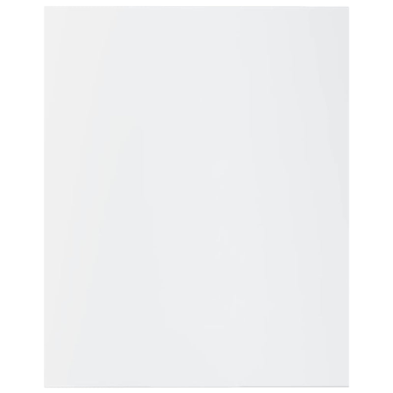 Bookshelf Boards 4 pcs High Gloss White 15.7"x19.7"x0.6" Chipboard