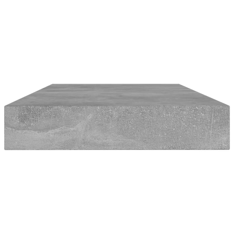 Bookshelf Boards 4 pcs Concrete Gray 31.5"x3.9"x0.6" Chipboard