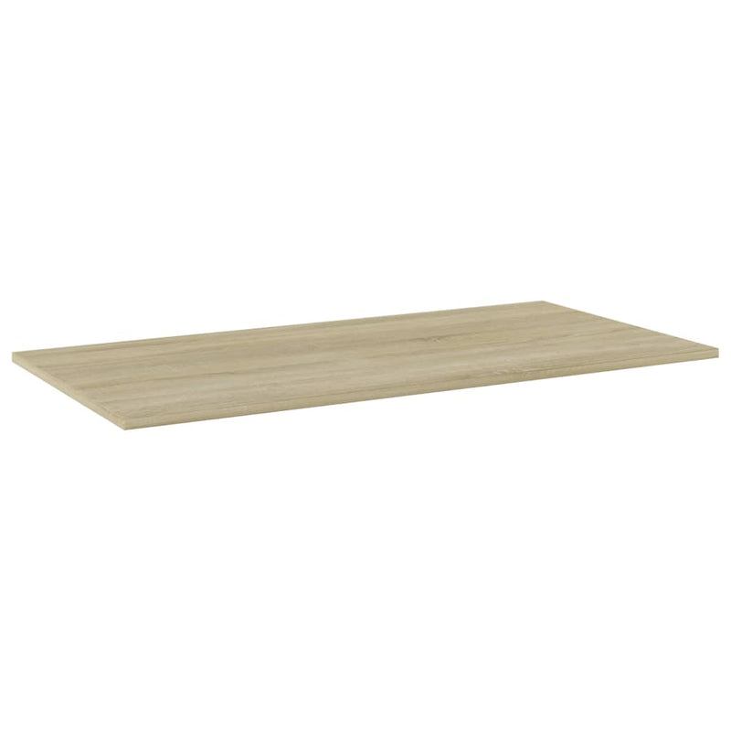 Bookshelf Boards 4 pcs Sonoma Oak 39.4"x19.7"x0.6" Chipboard
