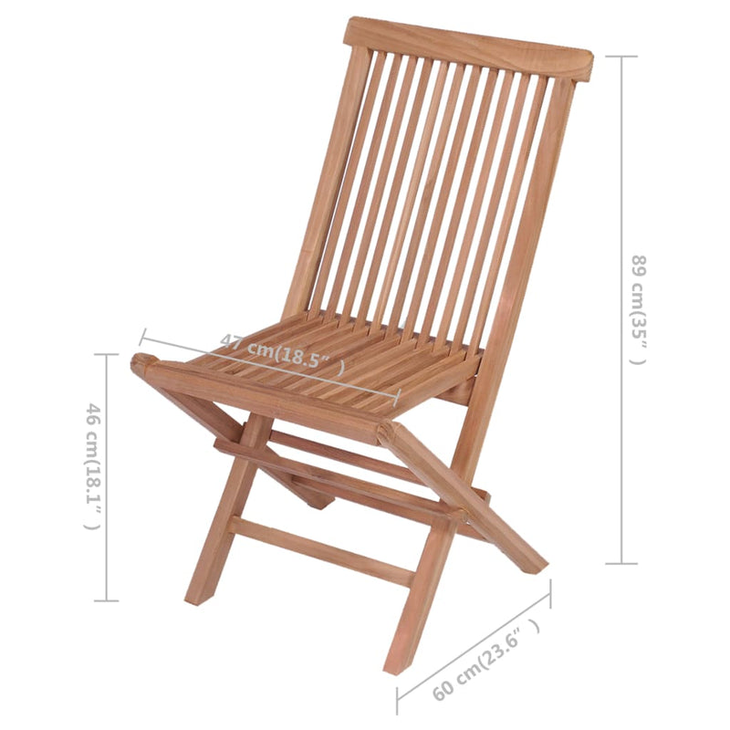 Patio Chairs with Beige Cushions 4 pcs Solid Teak Wood