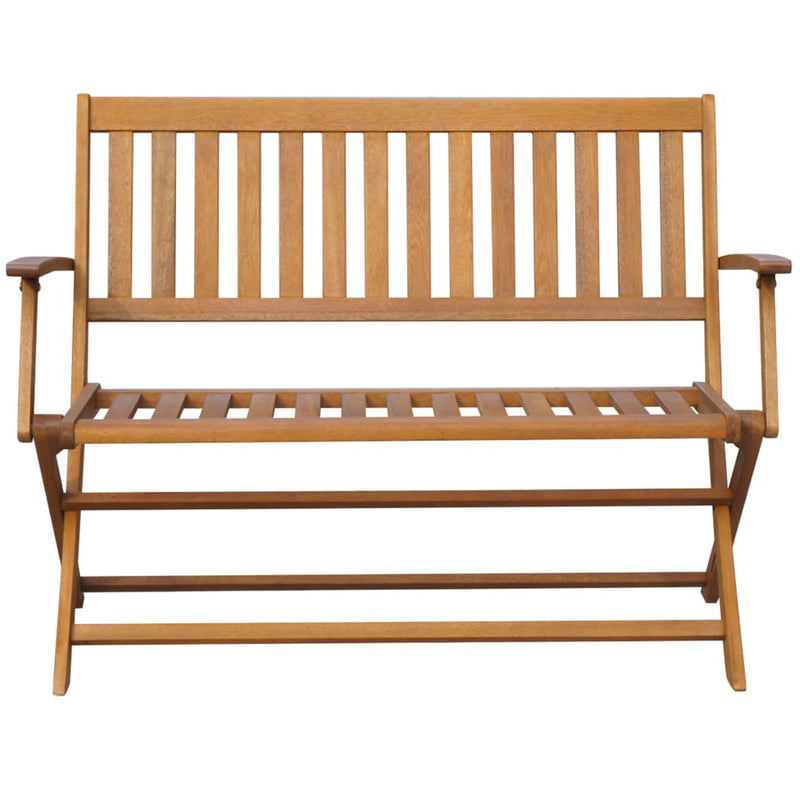 Patio Bench with Cushion 47.2'' Solid Acacia Wood