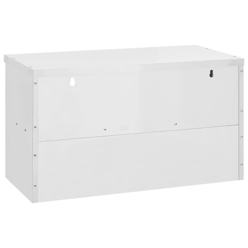 Kitchen Wall Cabinet 35.4"x16"x20" Stainless Steel
