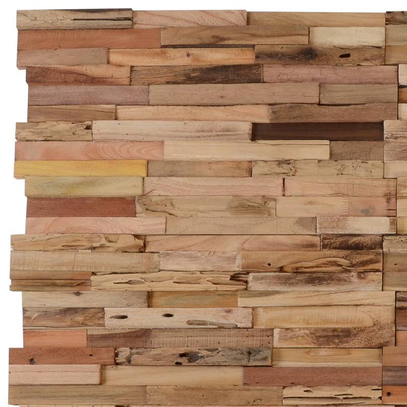 Wall Cladding Panels 10 pcs 11.1 ft? Recycled Teak Wood