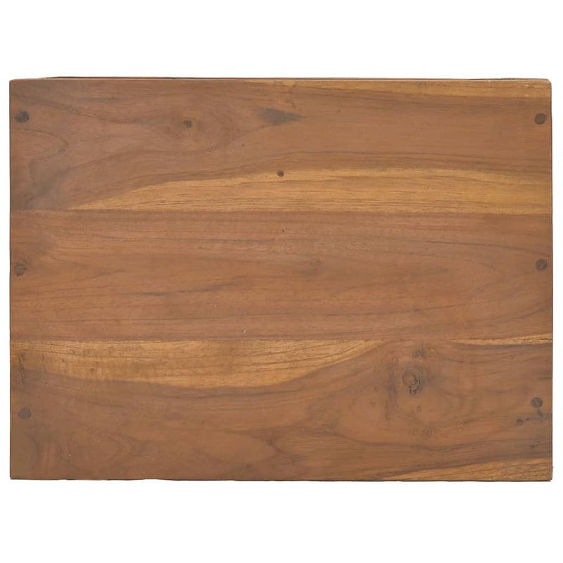 Bedside Cabinet 15.7"x11.8"x17.7" Solid Teak Wood