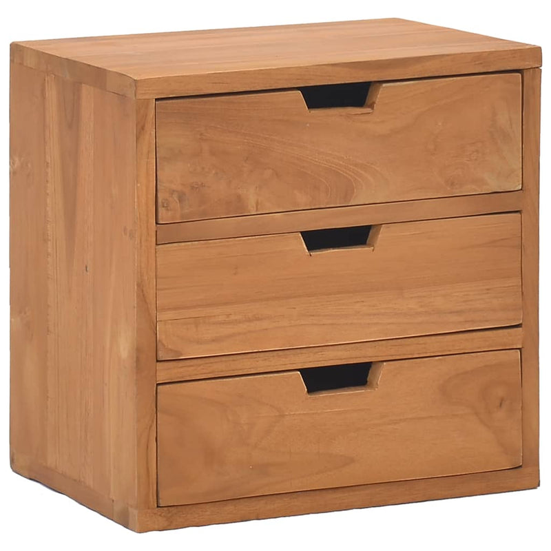 Bedside Cabinet 15.7"x11.8"x15.7" Solid Teak Wood
