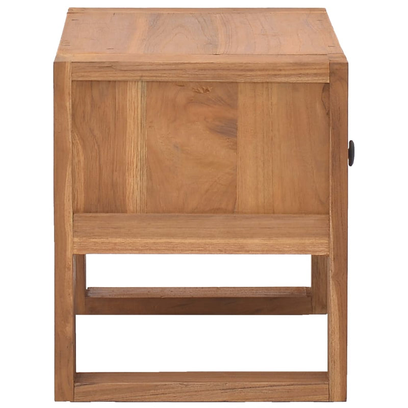 Bedside Cabinet 19.7"x11.8"x13.8" Solid Teak Wood