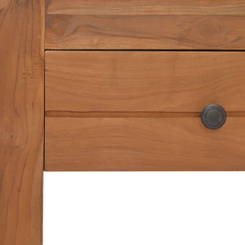Bedside Cabinet 19.7"x11.8"x13.8" Solid Teak Wood