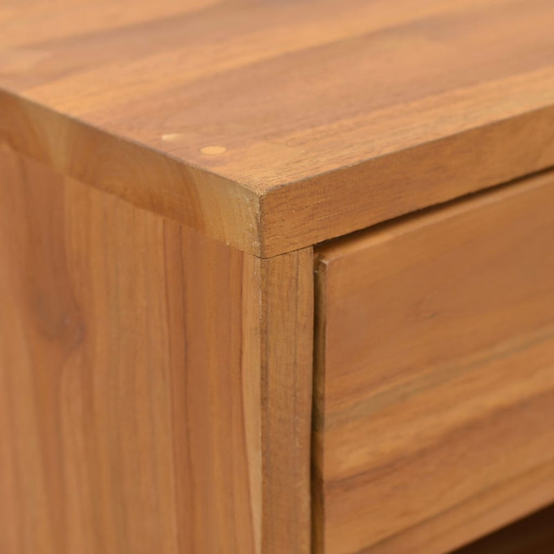 Storage Cabinet 15.7"x11.8"x29.9" Solid Teak Wood