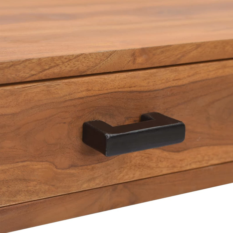 Office Desk 43.3"x15.7"x29.5" Solid Teak Wood