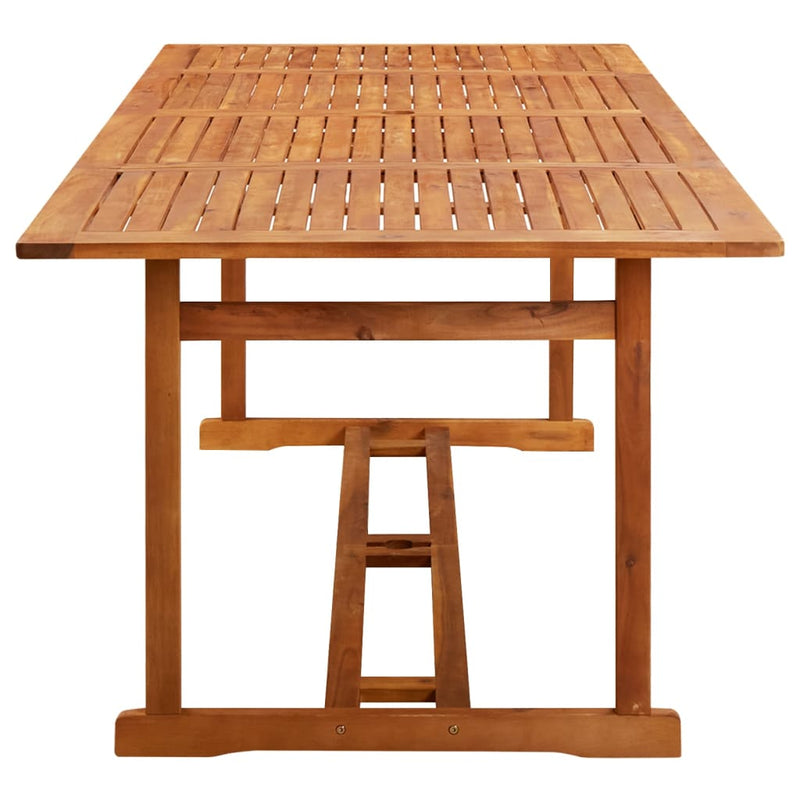 Patio Dining Table 86.6"x35.4"x29.5" Solid Acacia Wood