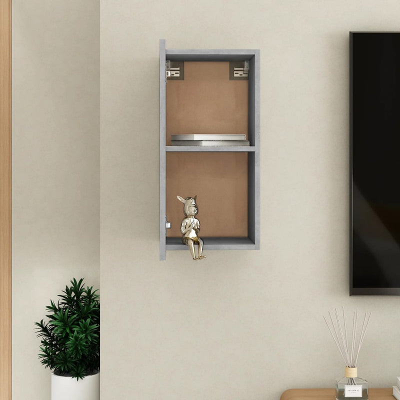 TV Cabinet Concrete Gray 12"x11.8"x23.6" Chipboard