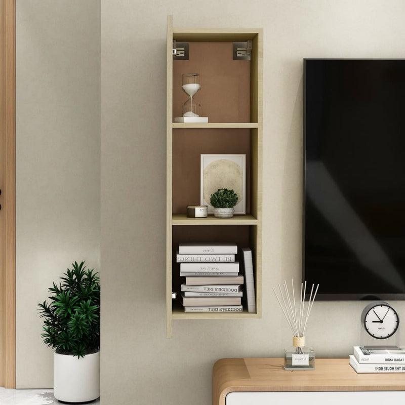 TV Cabinet Sonoma Oak 12"x11.8"x35.4" Chipboard