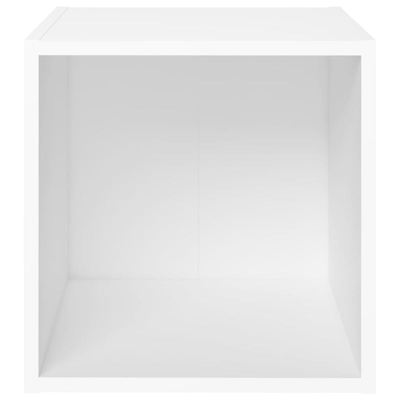 TV Cabinets 2 pcs White 14.6"x13.8"x14.6" Chipboard