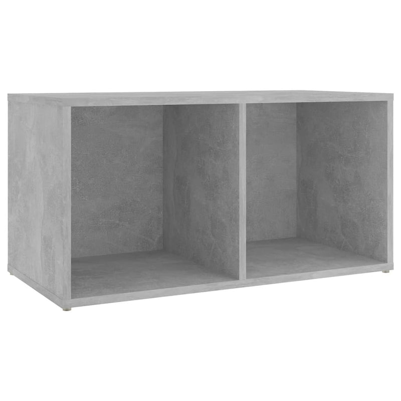 TV Cabinet Concrete Gray 28.3"x13.8"x14.4" Chipboard