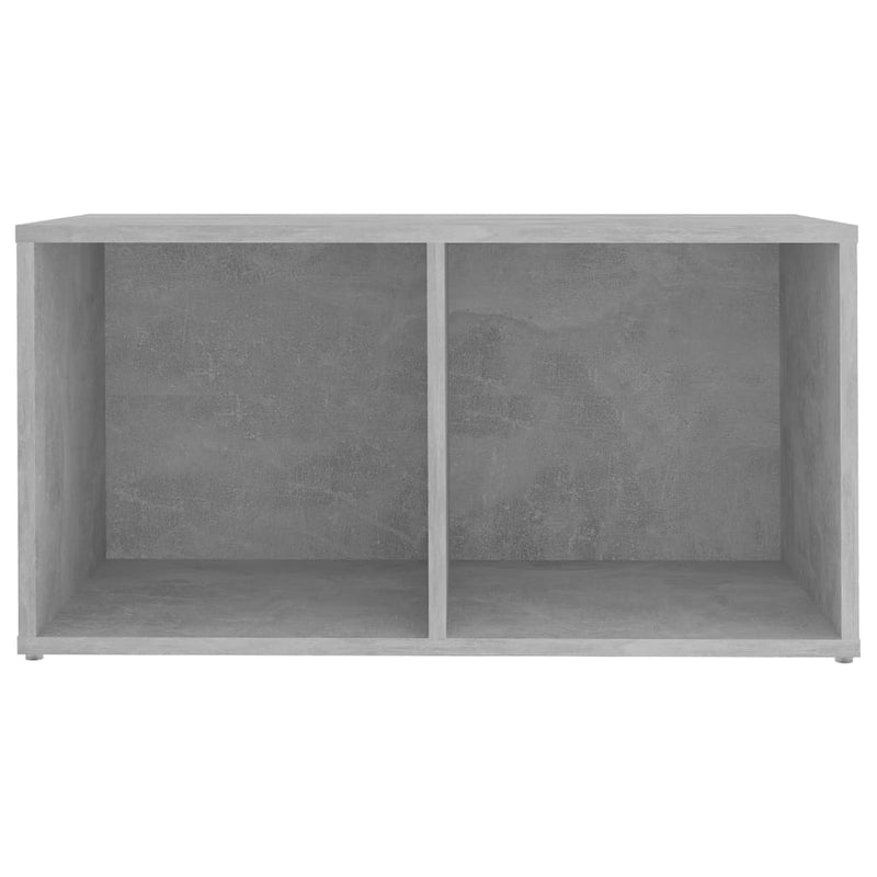 TV Cabinet Concrete Gray 28.3"x13.8"x14.4" Chipboard