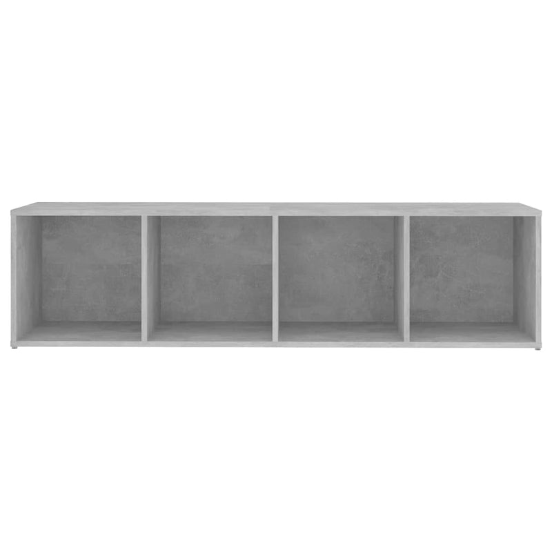 TV Cabinet Concrete Gray 56.1"x13.8"x14.4" Chipboard